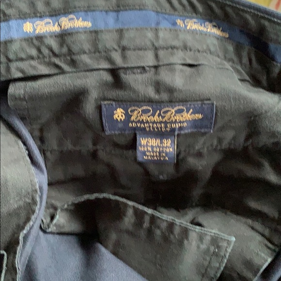 🌺Brooks Brothers Elliot AdvantageNavy Pants W38 L32 - Picture 4 of 8